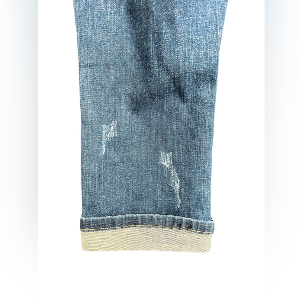 π π NWT Judy Blue Distressed Capri Fit Jeans | Size 5/27 - Picture 10 of 13